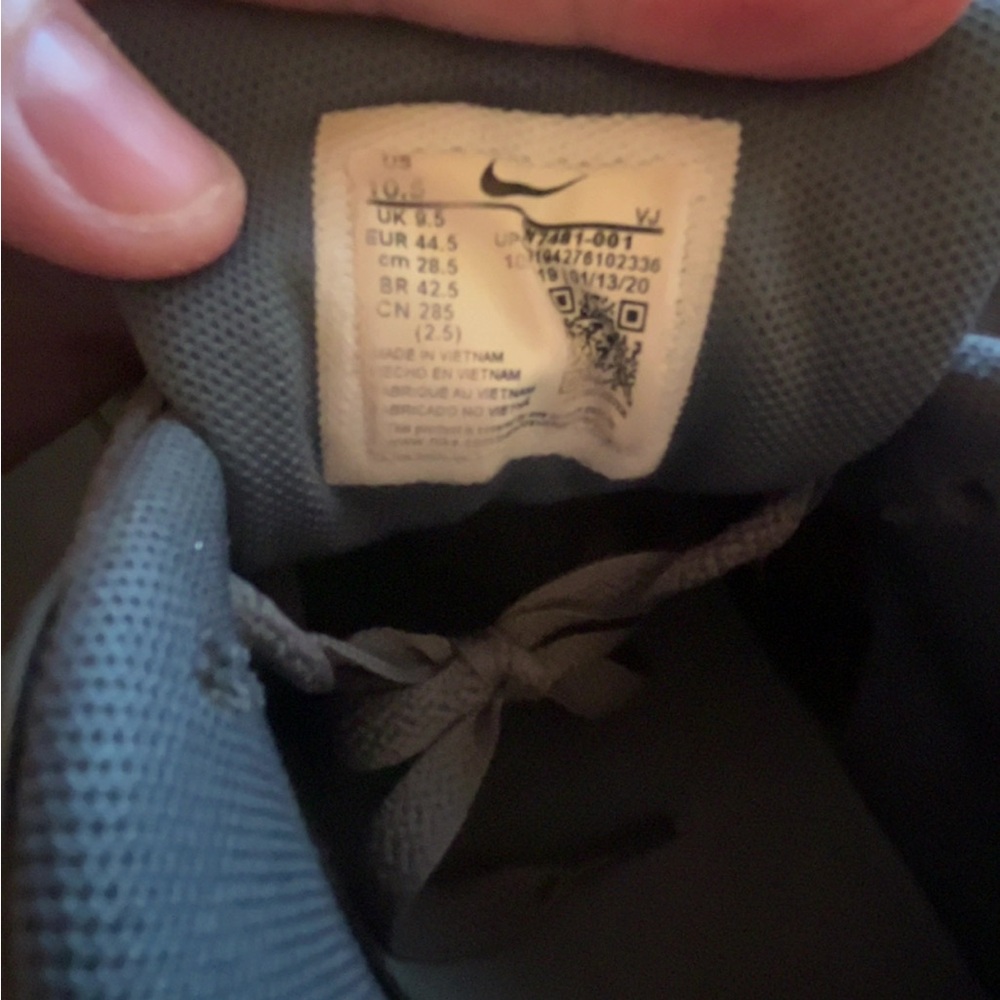 Nike Charcoal Athletic Shoes
